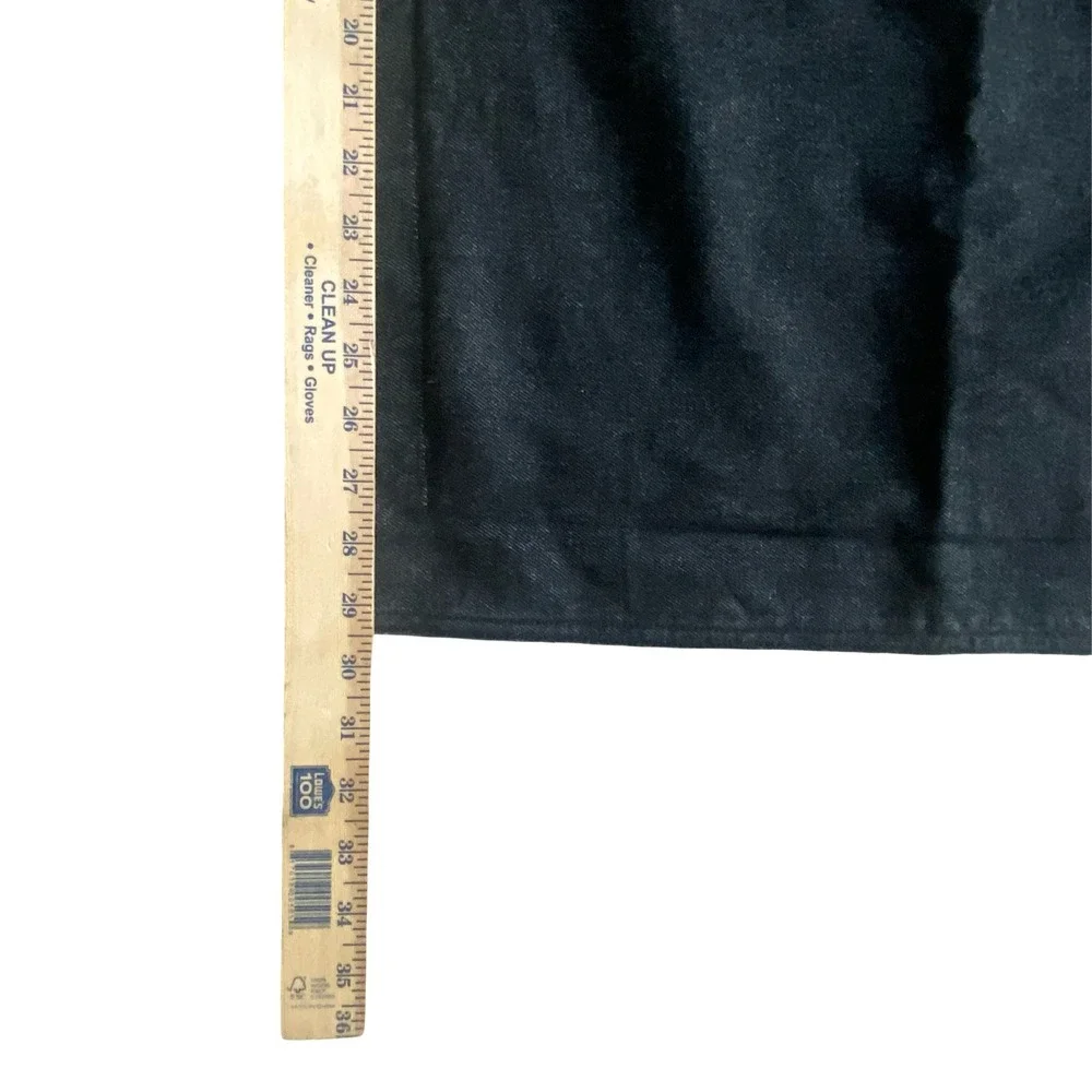 (Set of 2) Lauren Ralph Lauren Black Cotton Button Pillow Sham Standard Denim